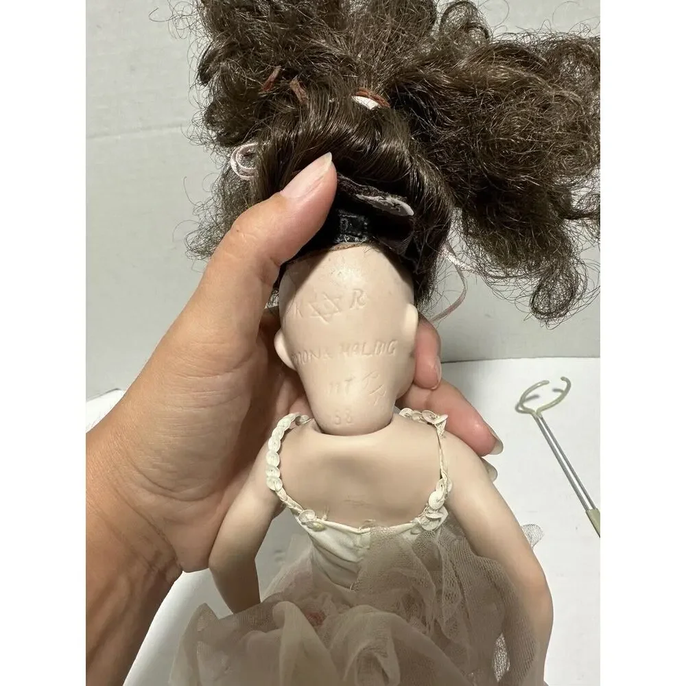 Gorgeous Simon & Halbig Ballerina doll K R 117 58 Brown Hair porcelain body READ